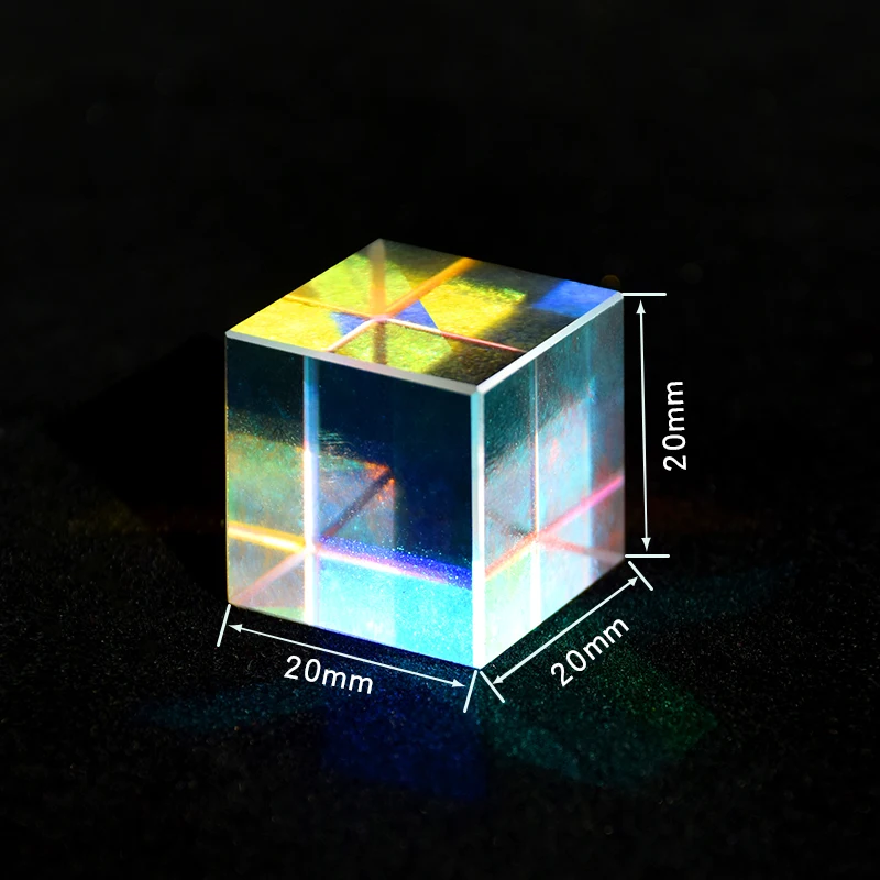 Crystal Optical Glass Triangular Prism for Light Spectrum Physics and Photo Photography Prism