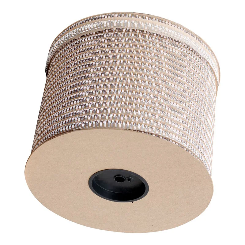 Wholesale Custom Color Double Loop Spiral Wire-O Spool roll For Book Binding