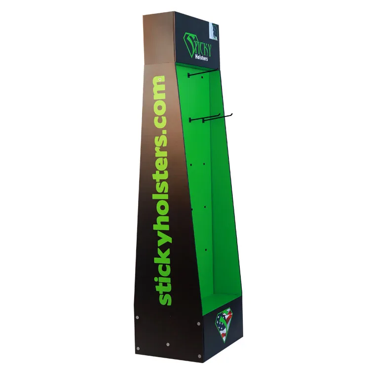 Bespoke POS Point of Sale Cardboard Hook Display Rack For mobile Phone Accessories