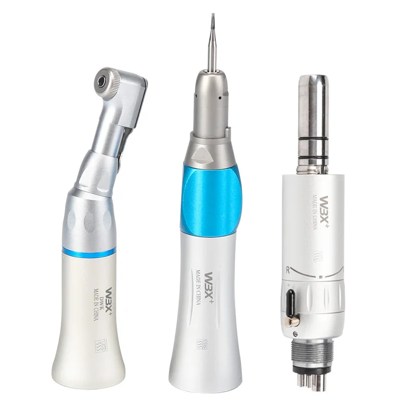 Dental Slow Speed Handpiece Kits 2/4 Hole Air Motor EX-203C Straight Handpiece EX-6C Dentists Equipment Tools