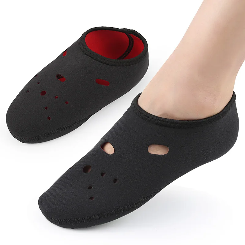 Neoprene Short Beach Socks Non-slip Anti-skid Scuba Hollow Dive Boots Snorkeling Sock Swimming Fins