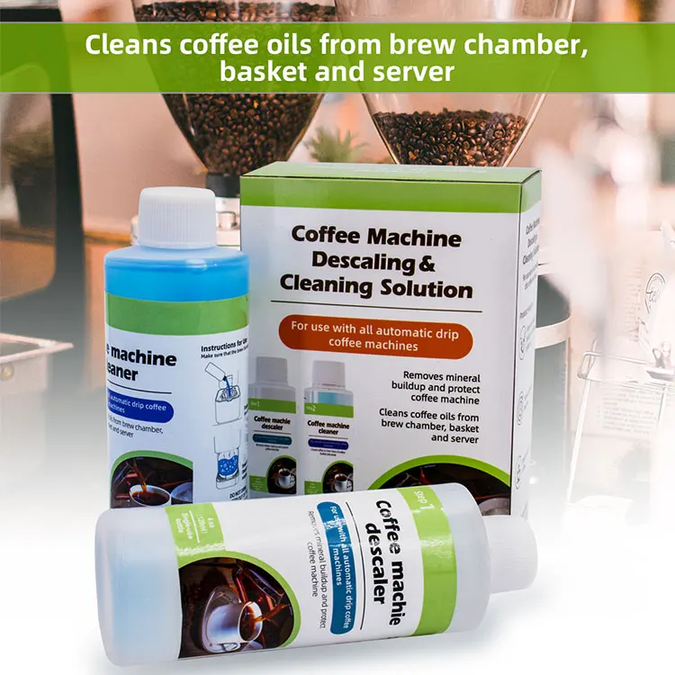 Coffee machine cleaning liquid cleaner kit espresso coffee machine descaling liquid