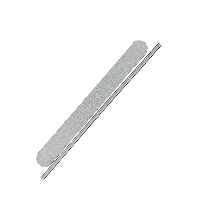 Professional bulk personalized washable wearable 100/180 zebra nail files banana nail file