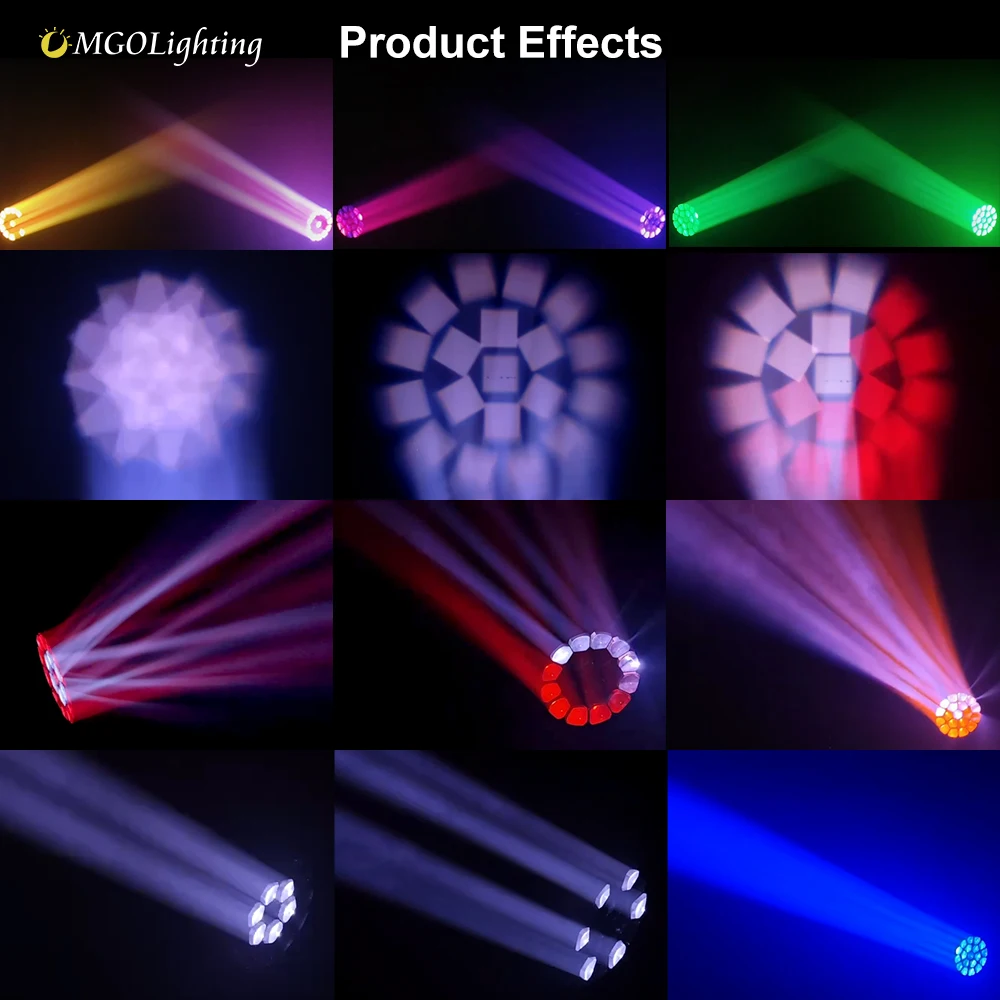 Mgolighting 1350 Вт стробоскопический зум Dmx512 пчелиный глаз светодиодное профессиональное шоу световое освещение 19*60 сценическое движущаяся головка