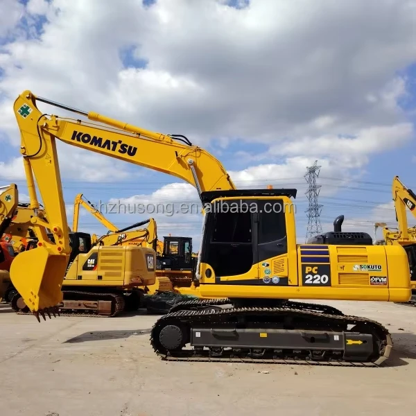 High-Quality Used Komatsu Crawler Hydraulic Excavator PC220-8  Japanese made Excavator machine sales