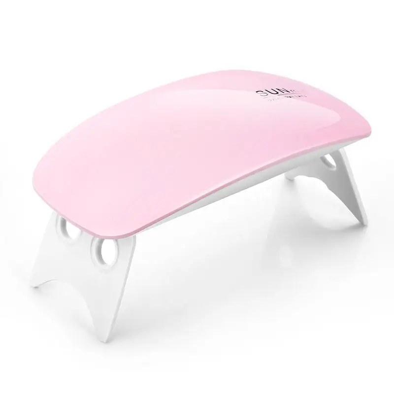 Горячая Amazon светодиодный сушительный прибор для ногтей, мини-гель для ногтей лампа портативный леча свет в течение 6 Вт Защита от солнца УФ-лампа Светодиодная настольная лампа