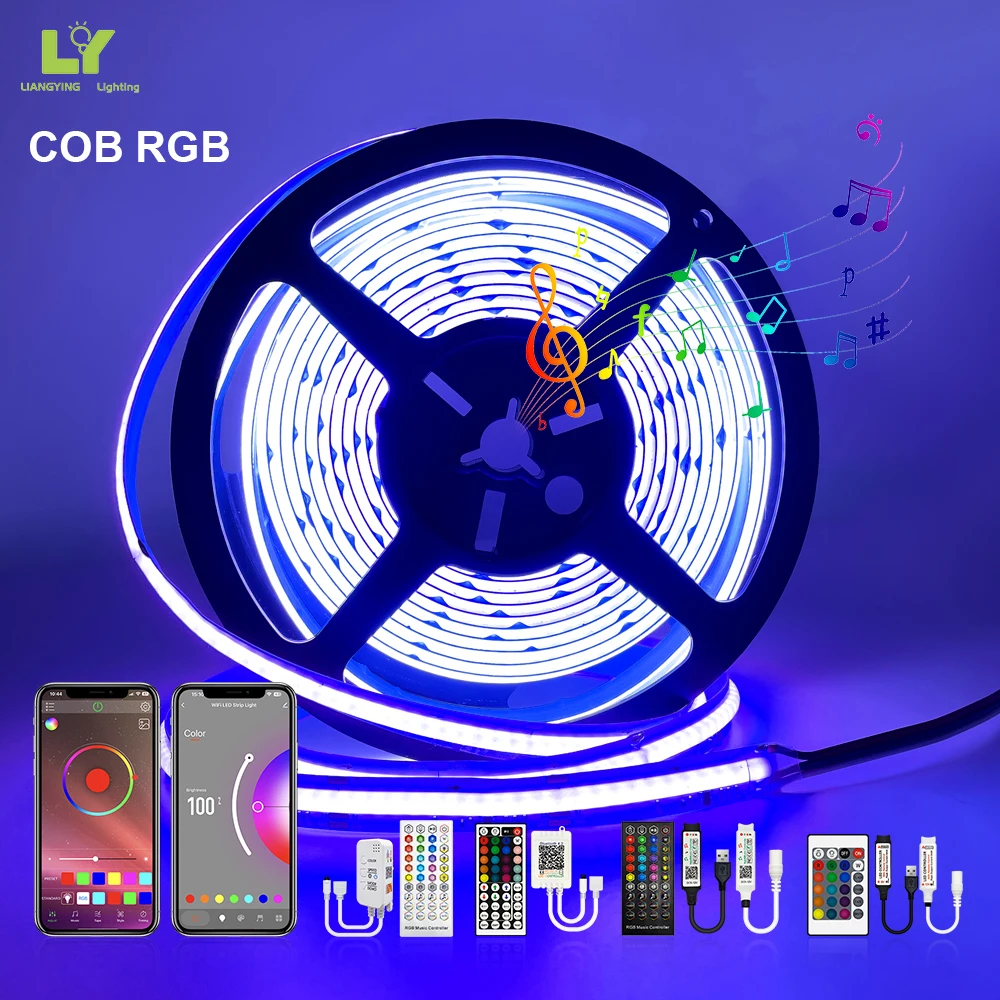 Smart Truck Glucklight 2M High Voltage Cob Led Light Strip 230V Voice Control