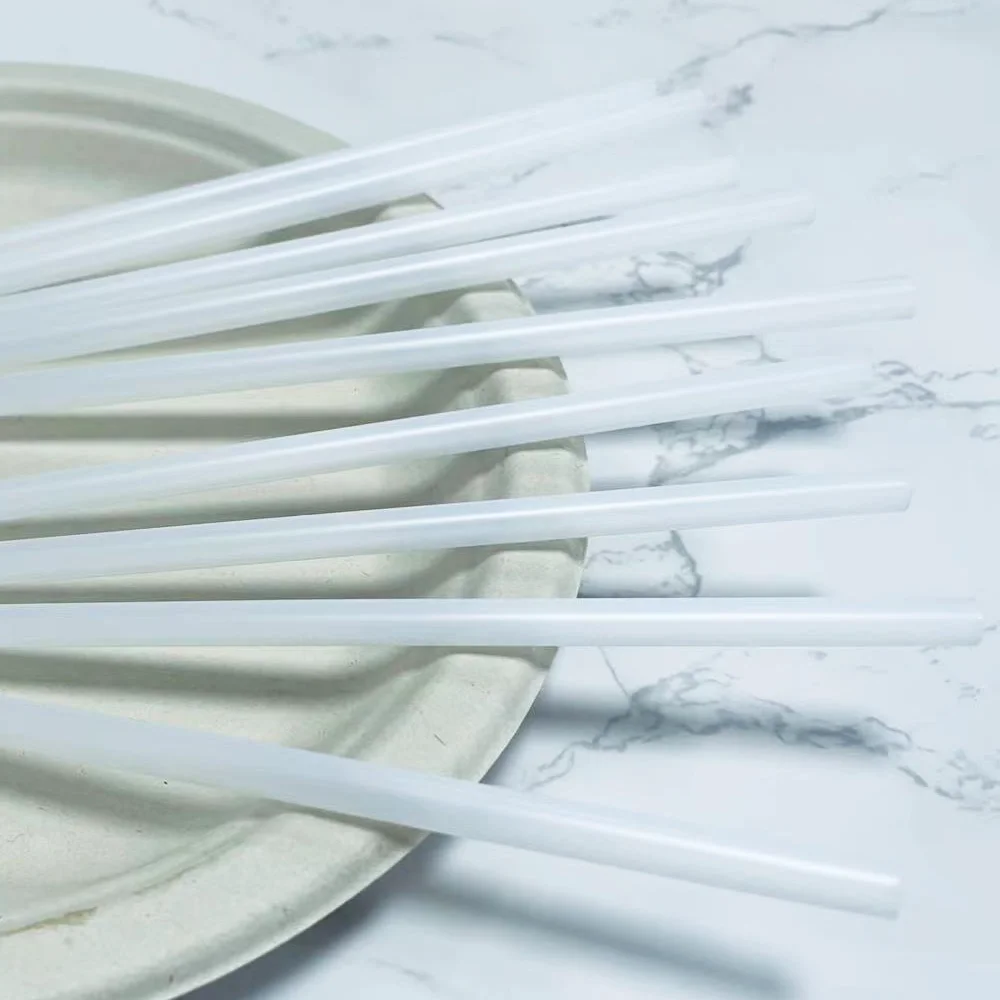 Quanhua Enjoy Cool Drinking PLA Straw Straight Straw Made From Cornstarch Eco Friendly Compostable CPLA Straws