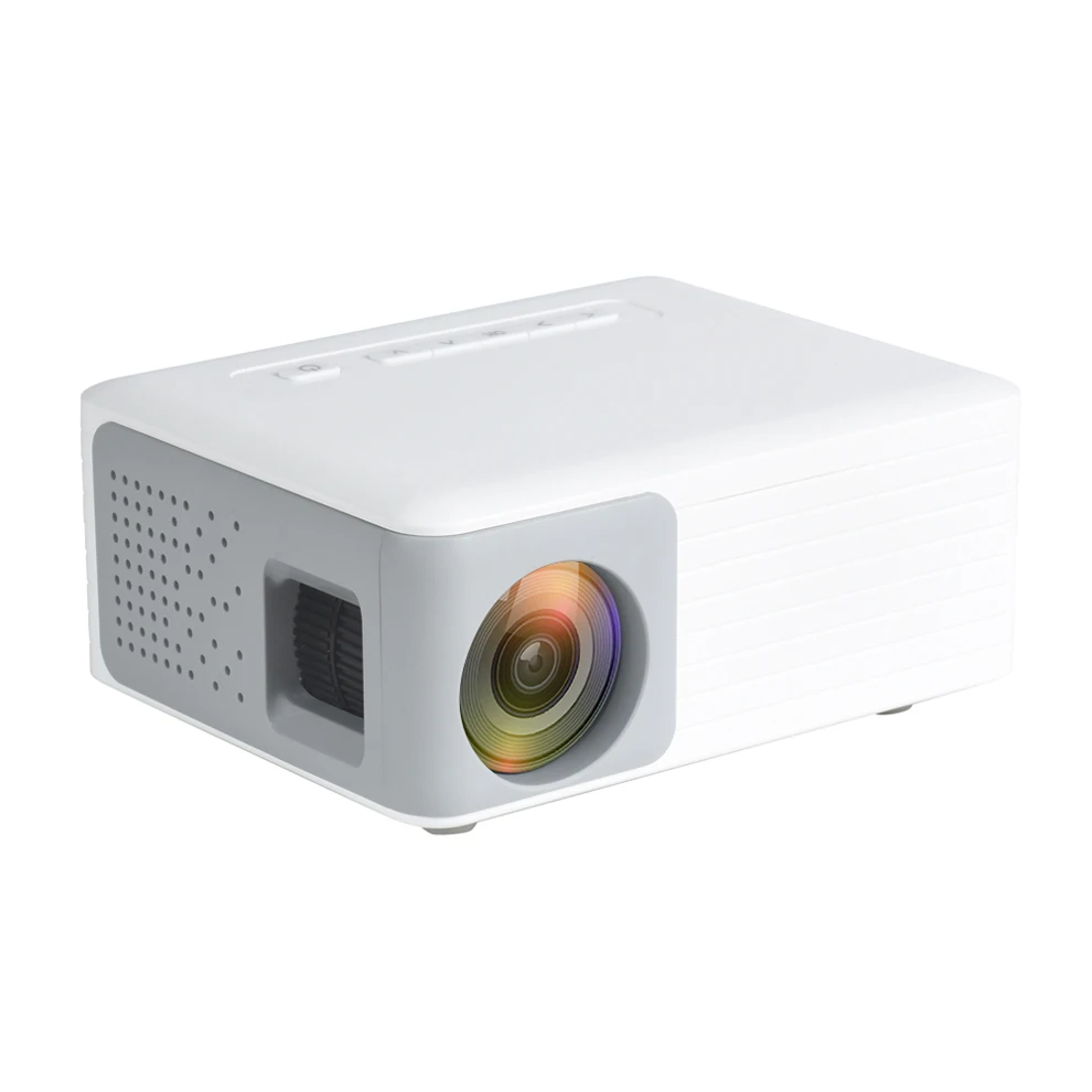 Factory Wholesale LCD FCC CE PSE Mini Projector 720P Home Theater Portable Multimedia Handy Kids HD Projector Smart Beamer