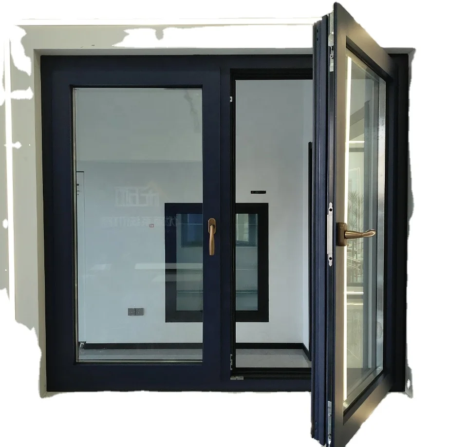 Best Price for Aluminum Windows with Interior and Exterior Soundproofing Swing Windows