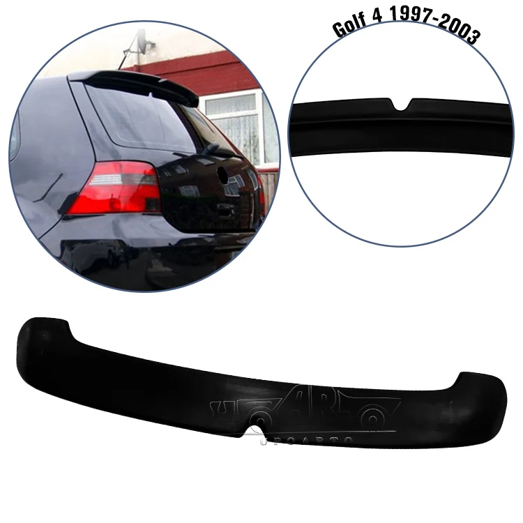 New Boot Lip Top Spoiler Carbon Fiber Rear Trunk Roof Spoiler For Volkswagen VW Golf 4 MK4 1997 1998 1999 2000 2001 2002 2003