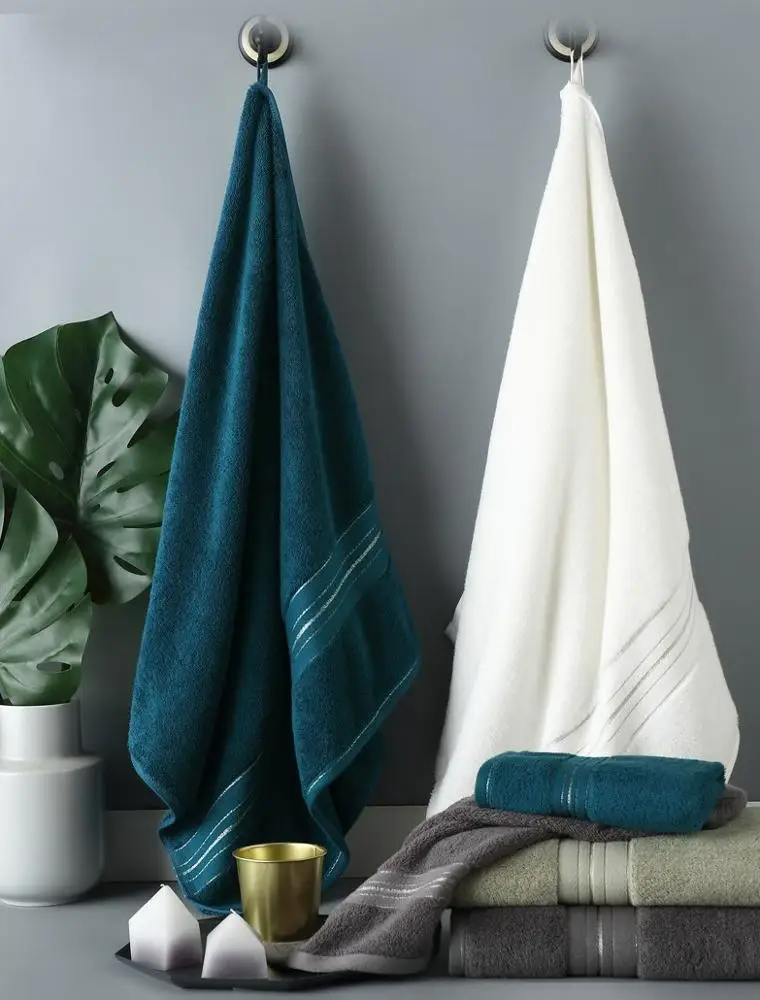 High Quality Super Soft 100% Cotton Custom Embroidered Label Patch Logo Terry Bath Spa Face Towel for Hotel Promotional Gifts