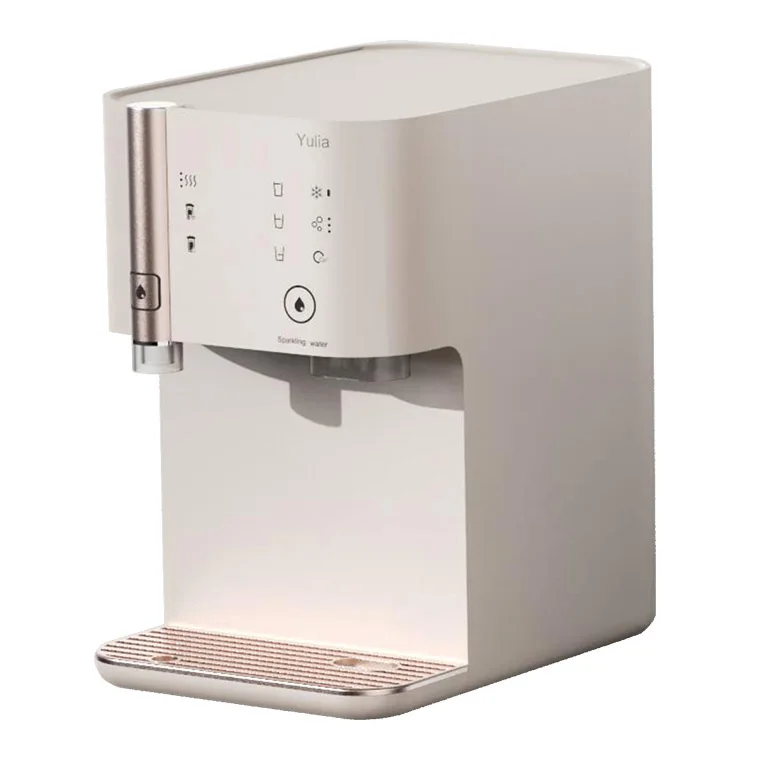 Yulia commercial portable carbonated soda water maker home air soda maker with ice water