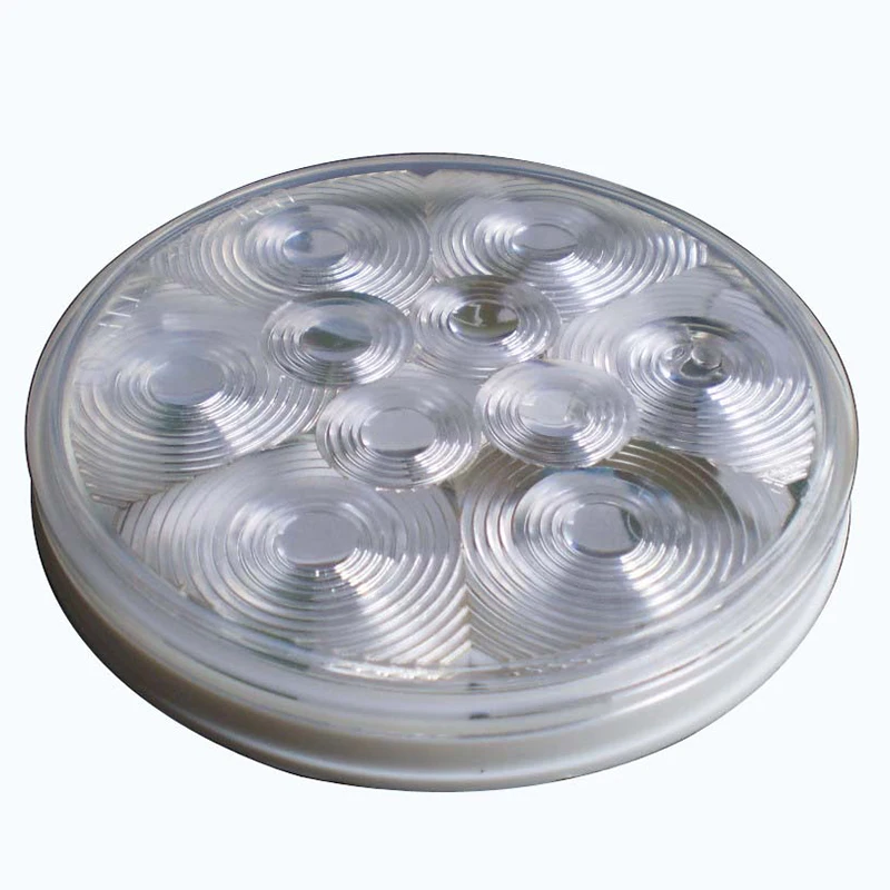 Dot Approved Light Truck  24V Red/Amber 4 Inch Round 10 work LED Rear Lamp For Trailer Lorry RV mini side marker lamp