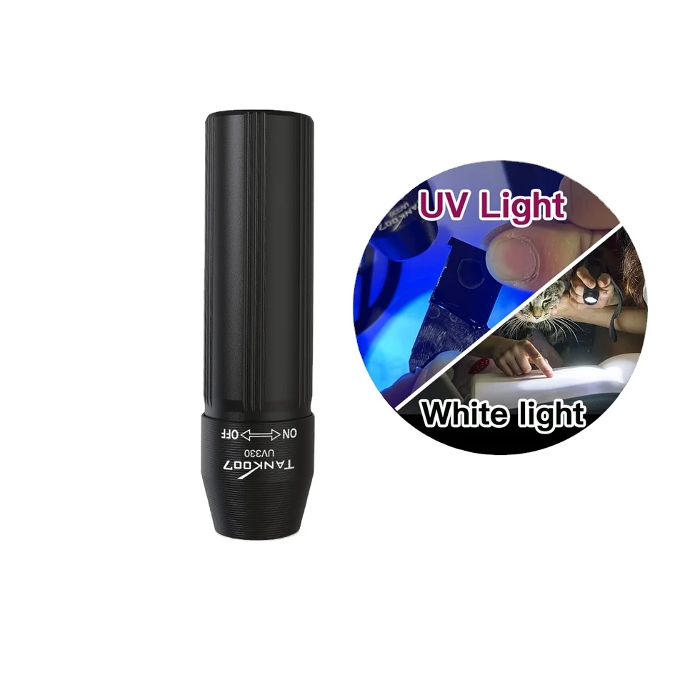 Tank007 ODM custom logo small torch diy OEM promotional mini flash light led uv laser flashlight