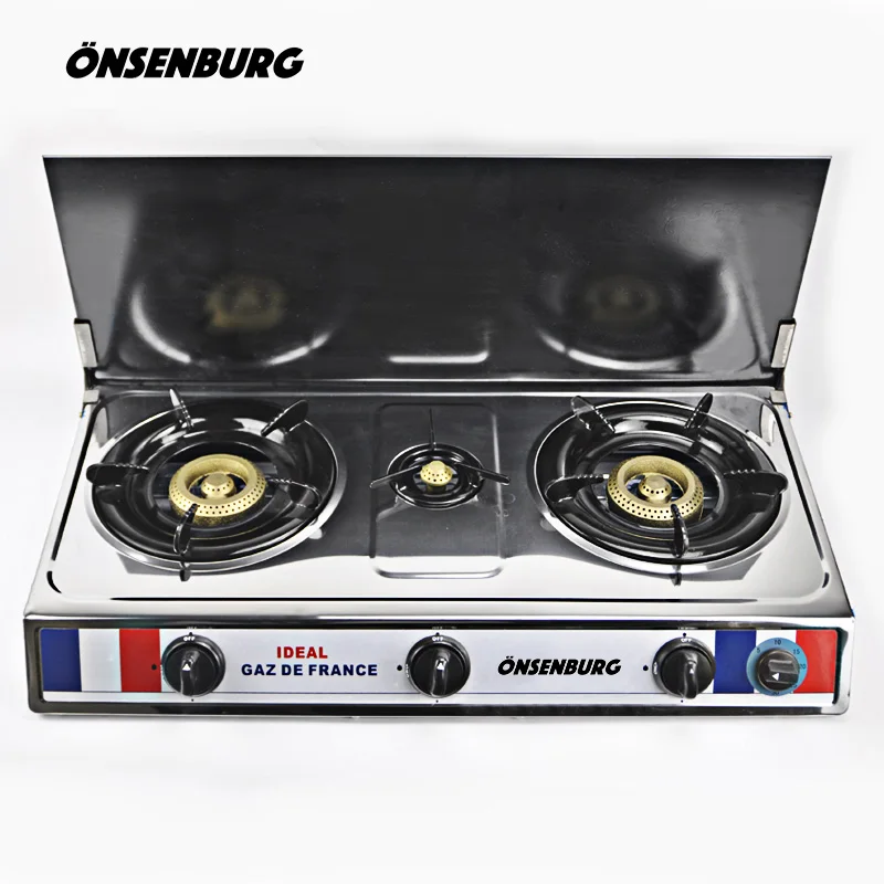 Таблица 3 горелка газовая плита, газовая плита из нержавеющей стали, MST-303(A9)
