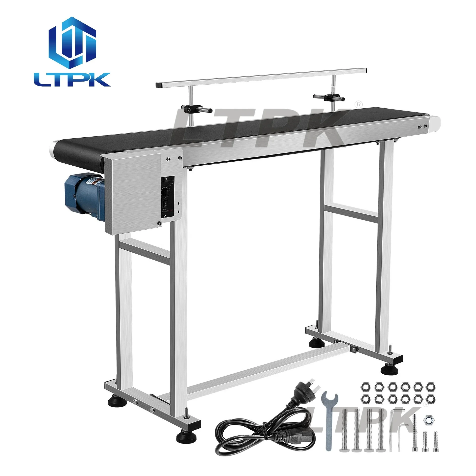 Inkjet Printer Conveyer Conveying Table Band Carrier Sorting Workbench Pvc Belt Conveyor Bottle Box Bag Sticker Conveyor