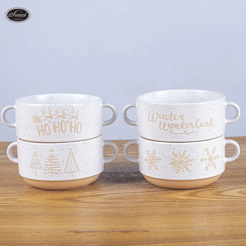 Eco-friendly stoneware ceramic bowl for hotel and restaurant custom  white body bowls Europe market  fruit bowls