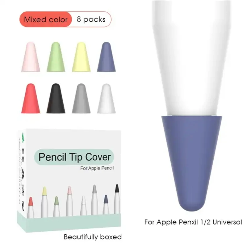 New Gadgets 2023 Electronics Promotional Colorful Protective Silicone Pencil Tip Cover For Apple iPad Pencil 1 2 Nib Sleeve