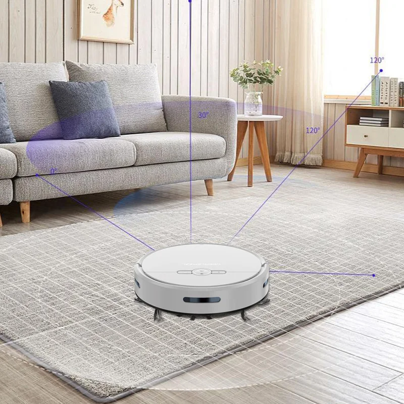 
China Self-brand Smart Home Vacuum Cleaner Auto Sweep Mop Rechargeable Robot Intelligent Gyro Planning 