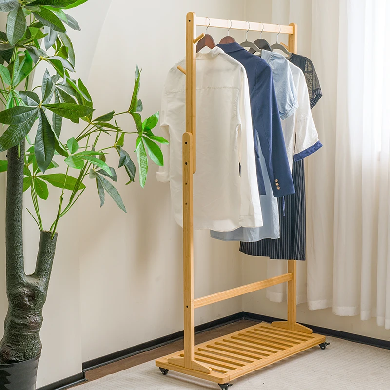 AiLiKEA PLANT HOT SALE ODM&EM CUSTOMIZED Bamboo multifunction coat racks clothes organizer hanger hooks stand clothes rack