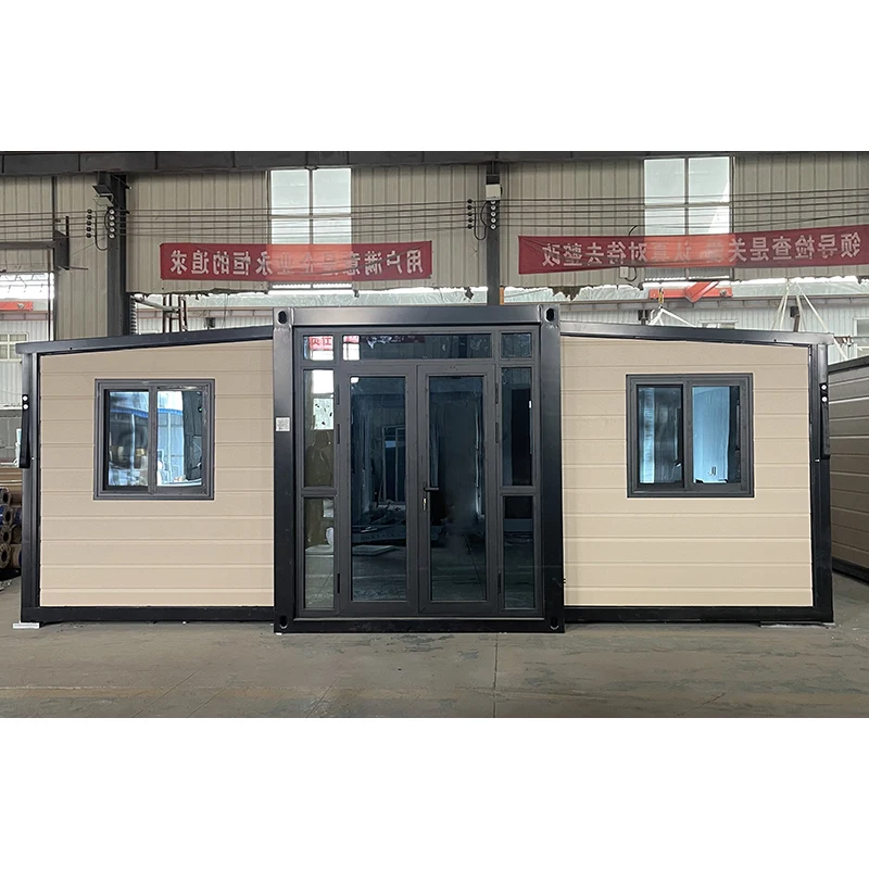 Hot Selling Portable Prefabricated Tiny Home 19x20ft Prefab House Modular Container House For Villa With Steel Structure