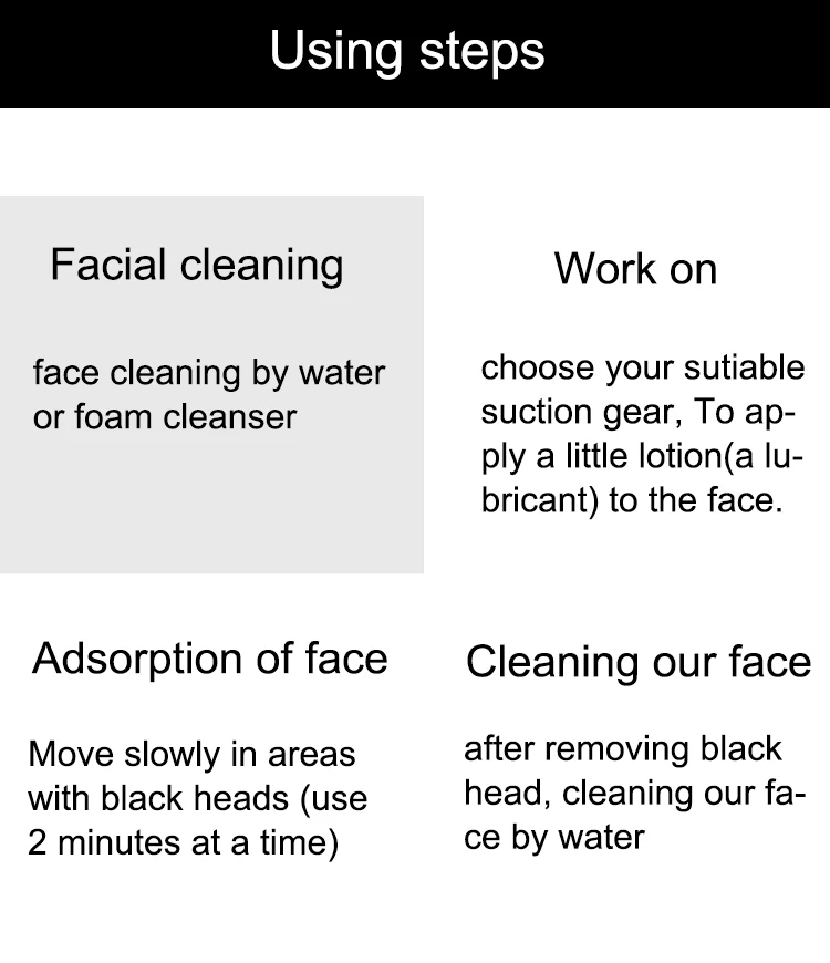 Удаление черных точек и прыщей вакуумное всасывание удаление с подогревом глубокий очиститель лица