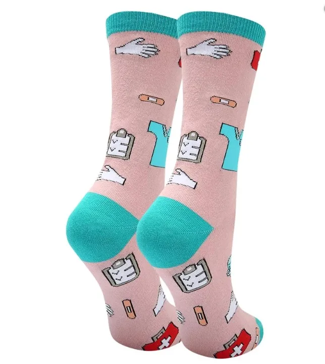 2023 больничные Смешные Оксфордские носки