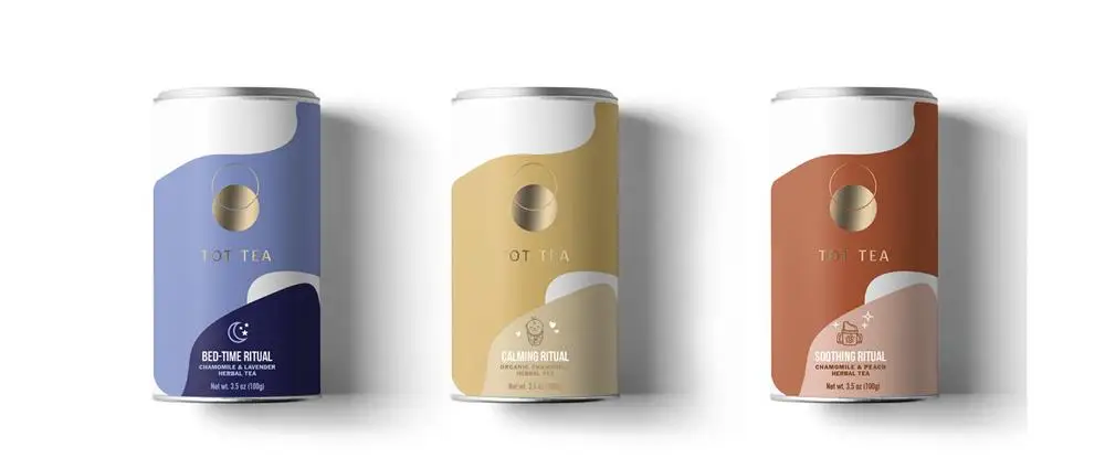 
Custom Recycle ECO friendly paper flower herbal tea packaging box 