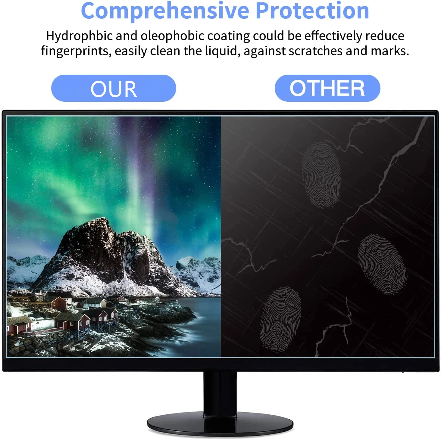 LCD TV Screen Protector Film Anti Blue Light Screen Guard For Lenovo Laptop PC Desktop Anti UV Screen Filter