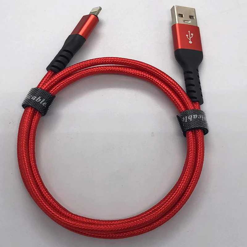 New Arrival OEM Nylon Braided usb charging cable 2.4A Fast Charging USB Cable For iPhone