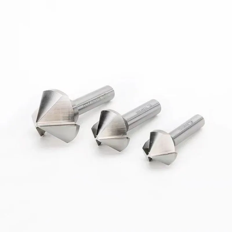 90 Degree Countersink Drill Bit Single/Three-flutes Chamfering Knife Drill Bit For Metal