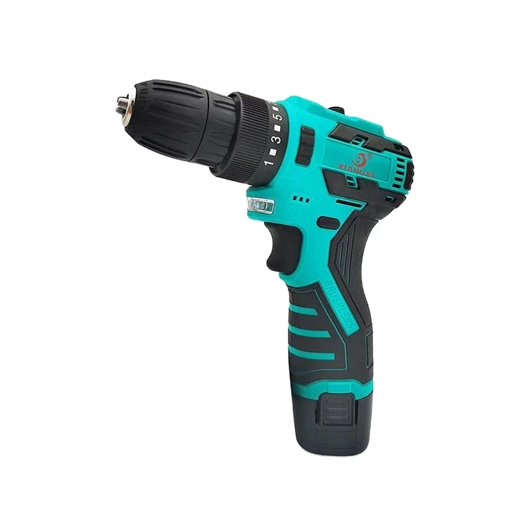 High Efficiency Power Tools Rechargeable Cordless Electric Screwdriver And Drill With 12v