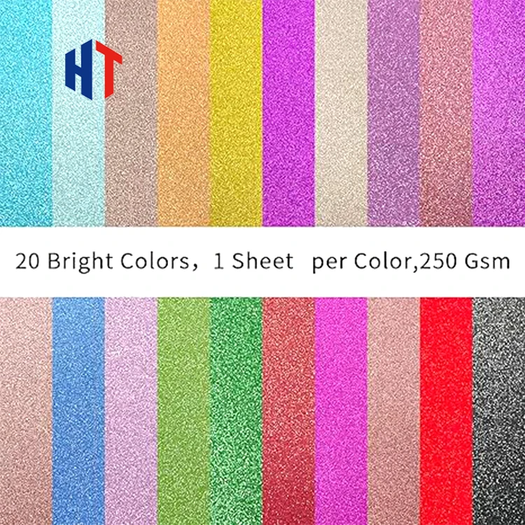 Specialty Corrugated Paper 280g Glitter Cardstock Paper Used for Hand Craft and DIY