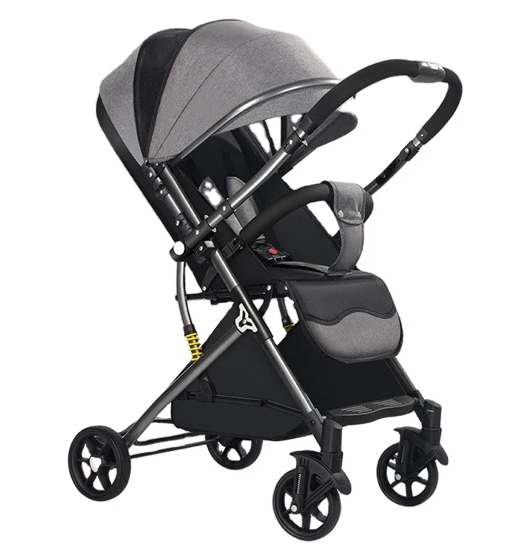 2023 Original 3 in 1 Baby stroller Newborn High Landscape Fashion Carriage Folding Shock Baby Walker Travel System