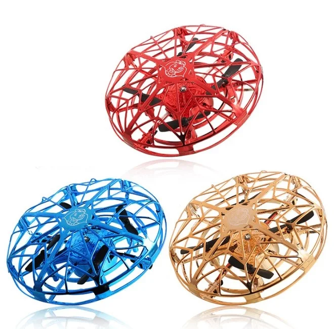 Mini Drone UFO RC Infrared Sensing Control Flying Helicopter Induction Aircraft Electronic Model Quadcopter flayaball Toys