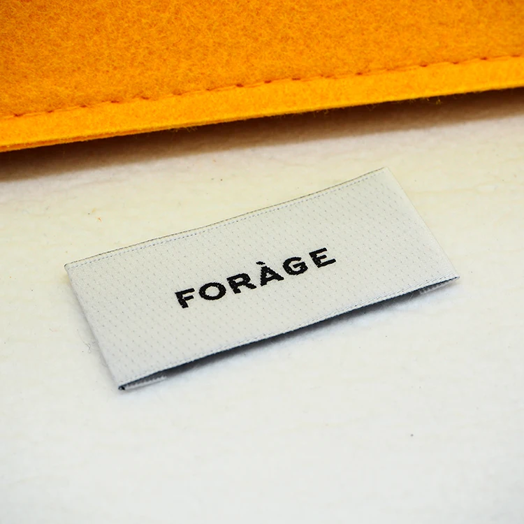 Customise Woven Labels Cloth Woven Label Printing Machine Woven Embroidery Brand Custom Label Clothing