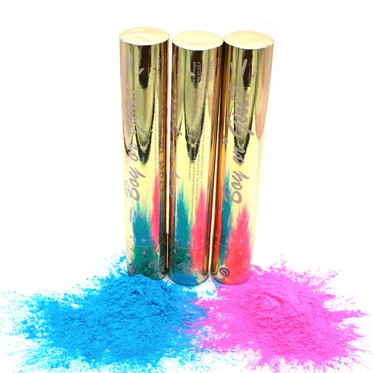 Wholesale Price Smoke Powder Baby Gender Reveal Confetti Cannon Factory Wholesale