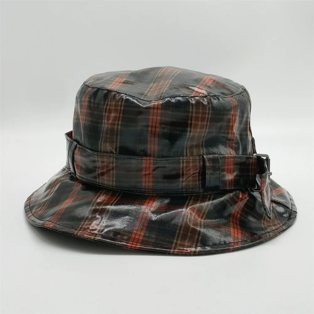 Wholesale Custom Fishing Wide Brim Hats,Woman PVC Fishmen Cap,Waterproof Rain Bucket Hat