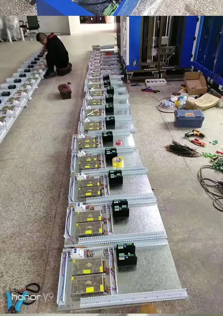 2024 3D 5D 6D Effect Vertical Wall Art Inkjet Printer Price o Wall Painting Printing Machine Portable Automatic Move By Track