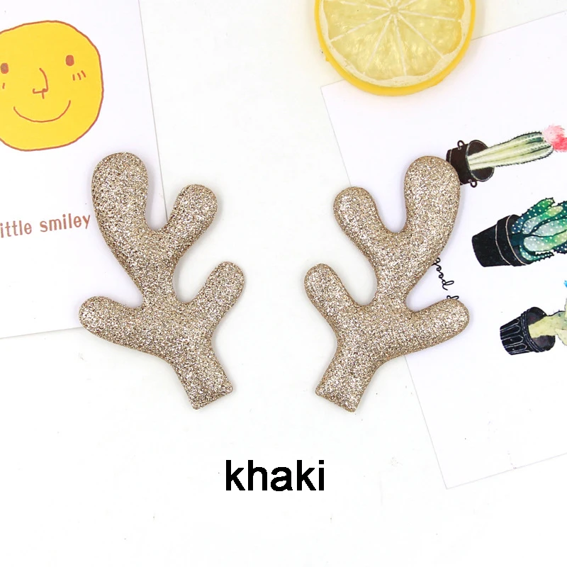 Christmas Tree Decoration Xmas DIY Decoration Glitter Deer Horn Anlter