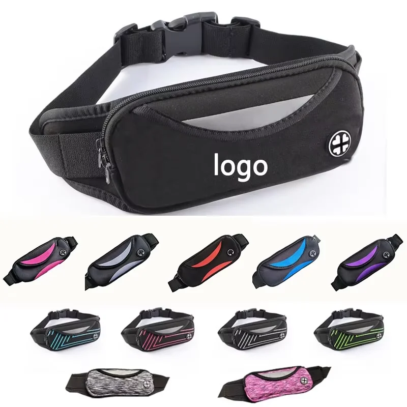 Zipper Diving Running Running Waist Belt Marathon Running Belt  Waist Sport Bag Waist Bag for Girls