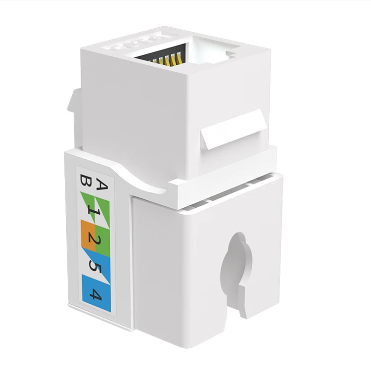 
RJ-45 Cat5e Cat6 unShielded UTP Keystone Jack 