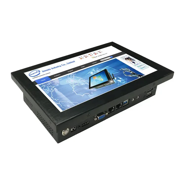 10 12 15 Inch Capacitive Touchscreen Linux Window Android Pc All In One Computer Industrial Panel Pc