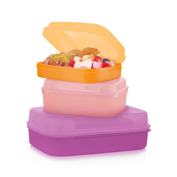 Customized Color Multi-purpose Slim Container Plastic Lunch Box Food Containers Plastic Lunch Box High Quality