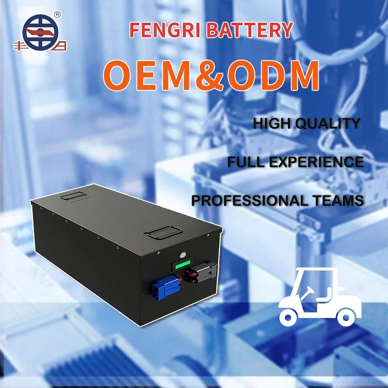 Fengri high quality high discharge golf cart lifepo4 lithium battery 51.2V 51V 55ah 60ah 80ah 105ah 160ah