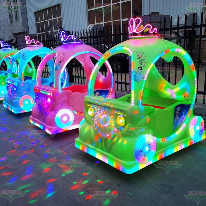 Princess Float Bumper Cars Amusement Funfair Kids Ride Luminous Electric Amusement Car Princess Float for Sale