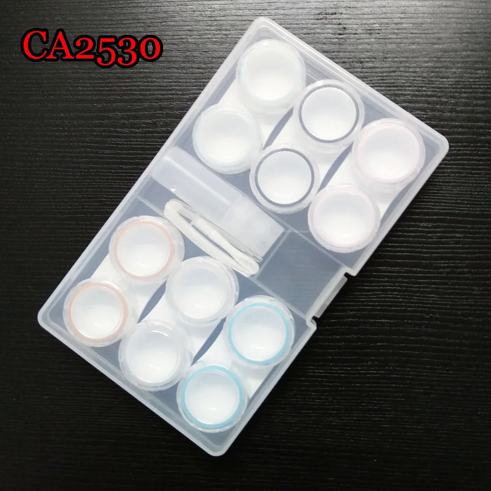 popular 6pcs contact lens set with pp saving box CA2530