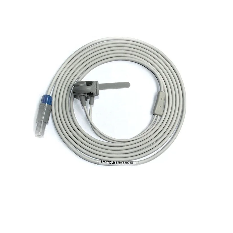 Short Cable Spo2 Sensor Adult Reusable Spo2 Adapter Cable Spo2 Sensor for Nellcor Monitor