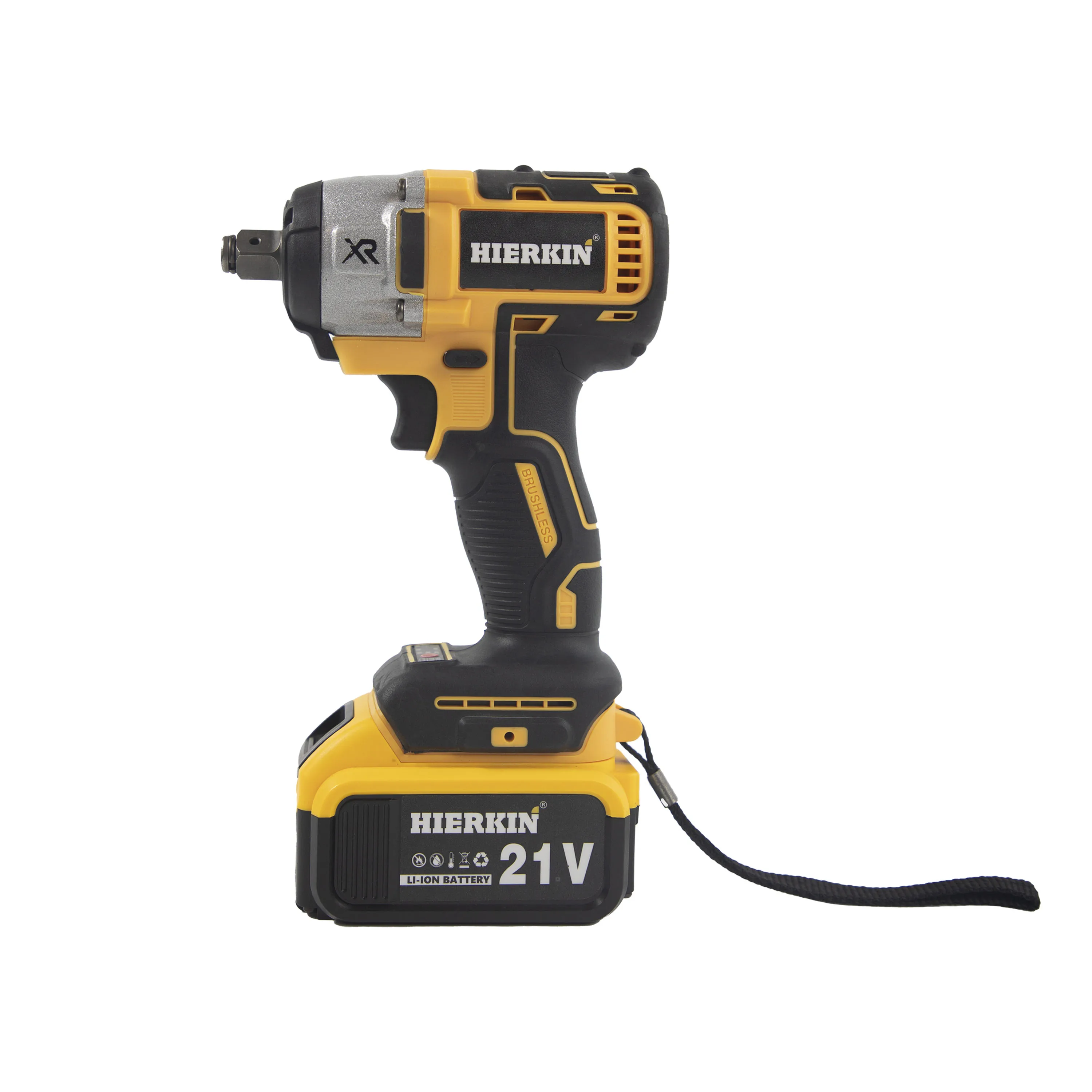 HIERKIN High quality 450N.m cordless wrench caja de herramientas impact wrench power tools power wrenches